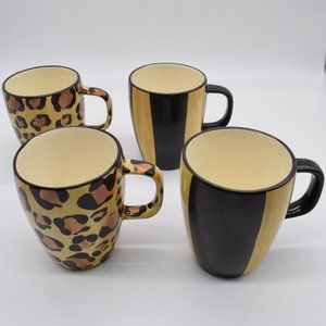 4 Ceramic Coffee Tea Cups Laure Gates Designs